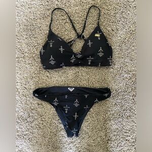 Roxy black reversible bikini